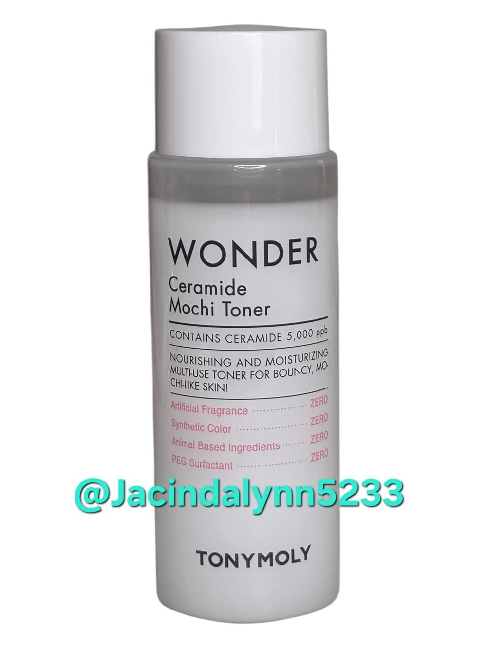 Tonymoly Wonder Ceramide Mochi Toner  Travel Size Korean Skincare Treatment 50ml